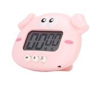 Aramox Minuterie Numérique de Dessin animé, Compte à Rebours Mignon en ABS avec Alerte Précise, Commande Simple par Bouton, Pile AAA Portable pour la Cuisine, la Cuisine, Les Enfants, Les études, Le