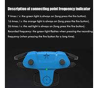 Aramox Mobile Game Trigger, 9-26 Taps per Second, 40mAh Battery (YELLOW) | Modes de tir réglables pour le jeu FPS, commandes sans pouce pour le mouvement FPS, mappage de touches DIY pour les tireurs