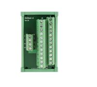 Aramox Module de Distribution D'énergie à 12 Positions, Carte D'interface à Montage sur Rail DIN avec Bornier à Vis, pour Rails de 35 Mm