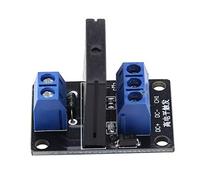 Aramox Module SSR à 1 Canal, Sortie de Relais Solide à Solid à Haute sensibilité Sortie 250VAC 2A avec Mode de Déclenchement, capacité Anti-interférences pour les Performances Stables, Facile à (5V)