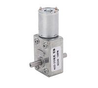Aramox Moteur à Engrenages Moteur en Laiton et Aluminium 4632 370 Double Arbre DC24 V Conception Compacte Réversible Autobloquante pour Climatiseur de Chauffage électrique (10RPM)