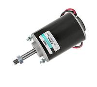 Aramox Moteur CC à Aimant Permanent, 30 W Haute Vitesse avec Fil de Cuivre, Moteur brossé 12 V 24 V pour Machines à Barbe à Papa et équipements Mécaniques (12V3500 TR/Min)