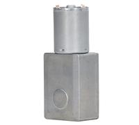 Aramox Moteur de Réduction de Vitesse Moteur à Engrenage à Vis sans Fin en Alliage d'aluminium DC12V 4632 370 à Engrenages d'inversion à Faible Bruit Autobloquant pour Imprimante Distributeur