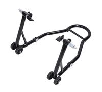 Aramox Motorcycle Arrière du Support de Roue Arrière, 500 Kg Capacité Universelle U L Bouche à Bras Oscillant Réglable avec Coussinets Antidérapants