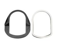 Aramox Motorcycle Couvercle de L'interrupteur de Verrouillage de Porte électrique, Aluminium Alloy Decorative Panneau Installation D'adhésif pour XMAX300 2023 2024 Pièce Accessoire (BLACK)
