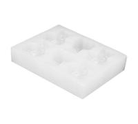 Aramox Moule à Ours en Silicone, Moule à Gâteau en Silicone de qualité Alimentaire, Outil de Cuisson à 6 Cavités pour Bonbons, Chocolat, Savon, Argile, -40 °F à 446 °F, à Faire Soi-même pour la