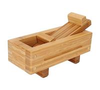 Aramox Moule à Riz en Bois pour la Cuisine, Moule à Presse à Sushi en Bois DIY Boîte de Moule à Riz Portable Rectangulaire Inodore