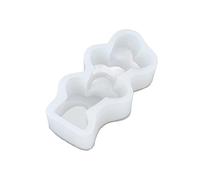 Aramox Moule de Fabrication de Bougies en Silicone de qualité Alimentaire, Antiadhésif, Facile à Démouler, Réutilisable, 4,3 Oz, pour Bougies DIY, Gâteaux au Chocolat, Décoration de la Maison, (cœur)