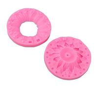 Aramox Moule de Fondant en Silicone Boulangerie de Boulangerie 3D Moule de Silicone de Fleurs, avec Matériau de qualité Alimentaire Sûre, pour Décoration de Gâteau Fondant au Chocolat