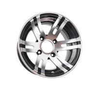 Aramox Moyeu de Jante de Roue de ATV de 12 Pouces, Remplacement en Alliage d'aluminium pour Quad Bike Go Kart Véhicule Tout-terrain (roue avant)