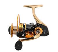 Aramox MT6000 Metal Spinning Reel, Ultra Thin Lightweight Body 12+1BB High Speed Bearing 5.5:1 Gear Ratio, with BS Technology and Foldable Rocker Arms, for Sea Fishing and Big Fish