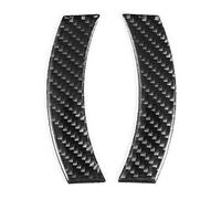 Aramox Navigation Trim, 2pcs Carbon Fiber Car Console Navigation Frame Trim Stickers Fit for Mini F60