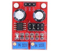 Aramox NE555 Générateur de Signal de Module de Cycle de Service d'impulsion 5 V à 15 V CC 1 Hz à 200 KHz avec Indicateur LED et 4 Cavaliers pour les Tests électroniques