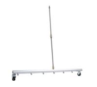 Aramox Nettoyer de Laveuse à Pression avec Pinceau Moulu en Acier Inoxydable, Tige de 39,37 Pouces, 4000 Psi, 1M Nettoyant pour Les Paramètres Ménagers et Commerciaux (pour Le Sol)