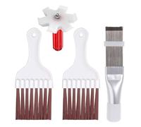 Aramox Nettoyeur d'ailerons de Condenseur de Climatiseur, Ensemble de Peignes de Nettoyage d'ailerons en PC et en Acier Inoxydable, Redressez les Ailettes Courbées pour éliminer les Bobines de (2