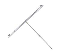 Aramox Nettoyeur Haute Pression à Balai à Eau de 39 Pouces, Balai électrique en Acier Inoxydable avec 7 Buses pour Un Nettoyage Efficace des Allées et des Terrasses en Béton (pour Nettoyeur de Train