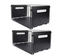 Aramox Organisateur D'armoire Extractible, Support Multifonctionnel pour Cuisine Sous évier, Tiroir Flexible en Métal pour un Rangement Efficace, Matériau en Fer Robuste (Grand)