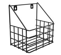 Aramox Organisateur de Panier de Rangement Stable à Cheval, Panier en Fil éprouvant Mural pour L'organisation de la Salle D'accès avec Conception de Revêtement à L'épreuve de la