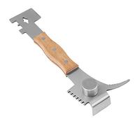 Aramox Outil de Ruche, Cadre D'outil D'apiculture, Pelle Extracteur de Clous, Marteau Détachable pour Séparer Les Boîtes, Cadres Indiscrets et Raclage de la Cire et de la Propolis