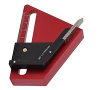 Aramox Outil de Script de Travail du Bois, Bloc de Marquage de Ligne Centrale en Alliage en Aluminium sur la Scie à Table, la Presse à Perceuse et la Scie à Bande 0-58 Mm
