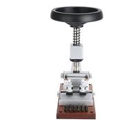 Aramox Ouvre Boitier Montre Ouvre-boîtier de Montre de Banc 5700, Outil de Réparation de Montre à Base de Métal pour, Ouvre Les Boîtiers étanches avec 12 Mandrins