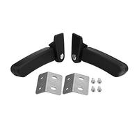 Aramox Paire d'accoudoirs de Passager pour Moto Kit d'accoudoir de siège arrière avec matériel de, 90 ° Repliable