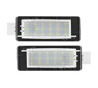 Aramox Paire de feux de plaque d'immatriculation, numéro de plaque d'immatriculation voiture sans erreur Lampe espion LED adaptée pour Dacia Duster 2010-2015