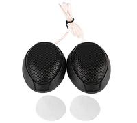 Aramox Paire de Haut-Parleur de Voiture Audio, 1000W Mini Haut-Parleur de Voiture Audio Haut-Parleur Collant Rond Haut-Parleur Automobile avec de la Colle(Noir)