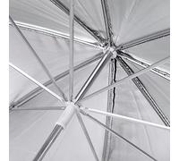 Aramox Parapluie de la Photographie, 33in Studio Photo Stroboscoline Flash Lumière Flash Réflecteur Noir Argent Parapluie, Facile à Assembler, Léger et pour Les Photographes de Niveau avec