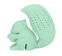 Aramox Passoire à thé en Forme d'écureuil en Silicone de qualité Alimentaire, Infuseur à thé en Forme d'écureuil avec Crochet de Bord de Tasse, Remplissage et Rinçage Faciles, Résistant à la