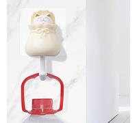 Aramox Patère Murale Mignonne, Crochet Décoratif Auto-adhésif en Forme de Chat pour Accrocher des Clés et des Chapeaux, Forte Adhérence pour la Maison et le Bureau (YELLOW)