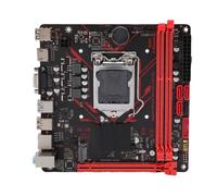 Aramox PC Gaming Motherboard, H81 Micro Itx pour LGA1150 DDR3 et 1920x1080 60Hz Serial ATA2.0 M.2 NVME Mining Motorard pour Core I7 I3 I3 CPU (Carte réseau de 100 Mbps)