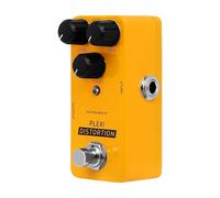 Aramox Pédale de Distorsion, Mini-Guitare électrique Pédale de Guitare avec Ton Plexi, Son Rock Britannique Classique, Vrai Pontage, Entrée/Sortie de 6,35 Mm