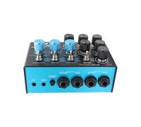 Aramox Pédale D'effets de Guitare Multi-effets, EQ à 3 Bandes, Semi-paramétrique, Contrôle Central, Chaîne de Signal Parallèle, Simulateur de Cabine de Basse