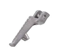 Aramox Perges de Pied Avant Repose-pied en Aluminium Perges de Remplacement en Alliage pour CBR600 CBR919 CBR1000 avec Installation Boulonnée Facile (SILVER)