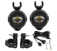 Aramox Phare antibrouillard avant de phare LED de moto avec support pour F800GS R1200GS ADV 2014-2017