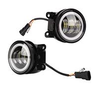 Aramox Phare Antibrouillard LED Universel, 3,5 Pouces, 120W, IP67, 10-60V, pour Voitures et Motos, Lot de 2