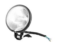 Aramox Phare avant, ampoule de phare rond de moto 5in [blanc]