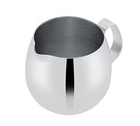 Aramox Pichet à Mousse de Lait, Acier Inoxydable de qualité Supérieure pour Verser en Douceur, Poignée Antidérapante, Utilisation Polyvalente, Idéal pour le Lait, café (300ML)