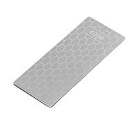 Aramox Pierre à Aiguiser Diamantée, Plaque d'affûtage de Couteaux Rectangulaire en Diamant 150 X 63 Mm, en Nid d'abeille, Résistante à l'usure, Outil de Broyeur de Couteaux Portable pour de (400