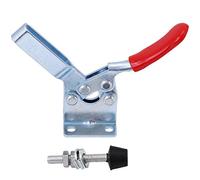 Aramox Pince à Bascule 4 Pièces Horizontale 201B Conception à Profil Bas avec Revêtement zingué pour l'assemblage de Gabarit de Soudage du Bois Construction en Acier Robuste capacité de Maintien de