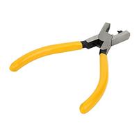 Aramox Pince de Perçage de Trous de Montre, en Acier au Carbone, en Cuir, Oeillet Jaune, Outils de Réparation Manuels pour Bracelets de Montre, Ceintures, Bandes