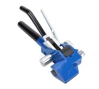 Aramox Pinces pour Attaches en Acier Inoxydable, Serre-attache Autobloquant à Cliquet en Acier à Haute Teneur en Carbone et Coupeur pour Usage Industriel et Pipelines, Bleu