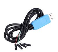 Aramox PL2303TA Convertisseur USB vers TTL avec Débit en Bauds élevé jusqu'à 6 Mbps pour les Tests en Laboratoire de Communication MCU Prise en Charge du Port COM RS232 Compatible avec Vista 7 8