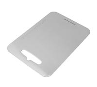 Aramox Planche à Découper, Planche à Découper en Acier Inoxydable 304 Double Face pour la Cuisine, Nettoyage Facile, à Gratter, Grande de Préparation des Aliments pour les Cuisiniers à Domicile