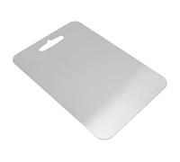 Aramox Planche à Découper, Planche à Découper en Acier Inoxydable 304 Double Face pour la Cuisine, Nettoyage Facile, à Gratter, Grande de Préparation des Aliments pour les Cuisiniers à Domicile