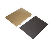 Aramox Plat Chaud de Lit d'imprimante, Double Plaque d'acier Enduite Flexible de l'imprimante 3D pour la Reproduction (Tôles d'acier en Poudre avec Autocollant)