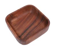 Aramox Plateau de Service en Bois, Plateau carré en Bois Massif pour Apéritif de Dessert aux Fruits, fabriqué à la Main de Style Chinois pour la Décoration Intérieure et le Divertissement