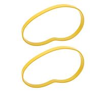 Aramox Pneus de Remplacement pour Scie à Ruban, 2 Pièces, Roues Jaunes de 20,3 cm, Suivi Optimal de la Lame