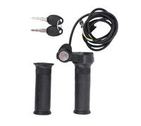 Aramox Poignée D'accélérateur à Torsion Complète, Poignée D'accélérateur pour Scooter électrique, 3 Broches de Remplacement pour Ridstar avec Texture Antidérapante, Résistante